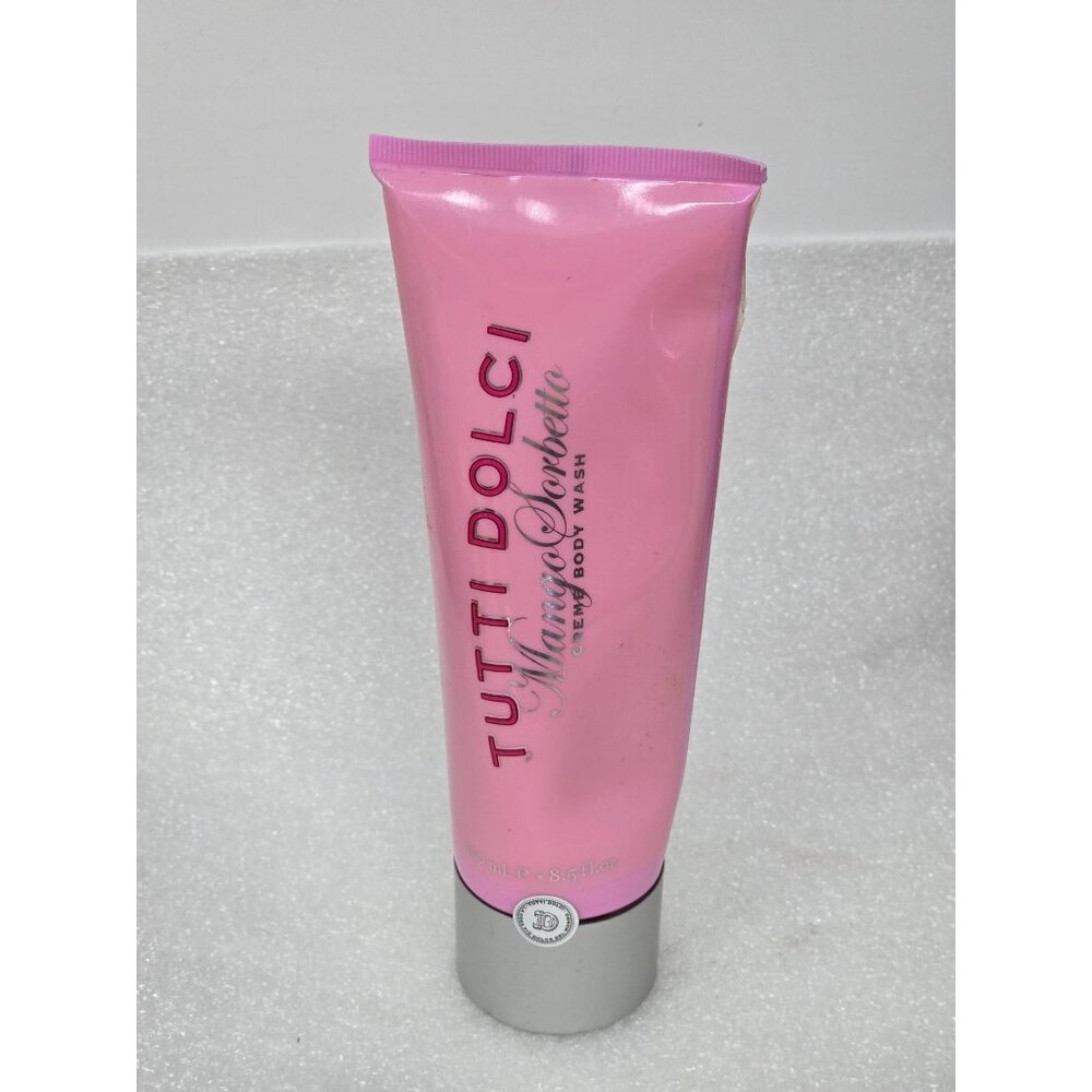 Tutti Dolci Mango Sorbetto Creamy Body Wash 8 Oz Hydrating Formula